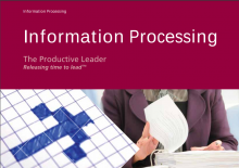 Information processing: (The Productive Leader)